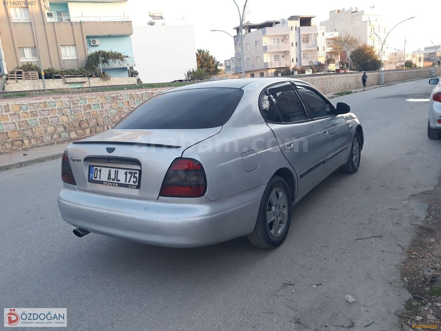 Galeriden Daewoo Leganza 2.0 SX 1998 Model Mardin 226.000 km Gri 4