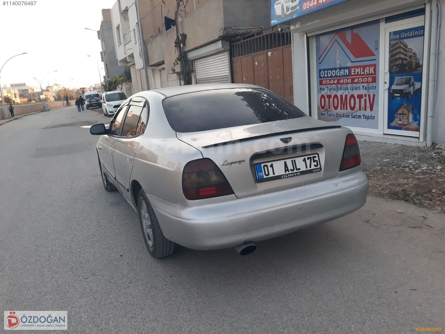 Galeriden Daewoo Leganza 2.0 SX 1998 Model Mardin 226.000 km Gri 5