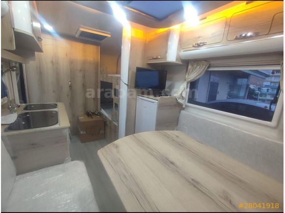 ALMAN ŞASE SIFIR HİÇ KULLANILMAMIŞ GIRTLAK DOLUSU ÇEKME KARAVAN