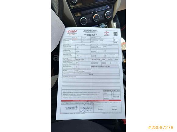 Sahibinden Skoda Octavia 1.6 TDI Style 2017 Model  Beyaz
