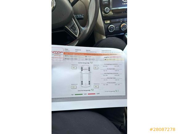 Sahibinden Skoda Octavia 1.6 TDI Style 2017 Model  Beyaz