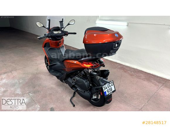 DESTRA 2022 PIAGGIO BEVERLY S 400 TURUNCU ÇANTALI HATASIZ