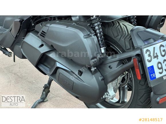 DESTRA 2022 PIAGGIO BEVERLY S 400 TURUNCU ÇANTALI HATASIZ