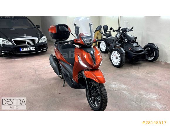 DESTRA 2022 PIAGGIO BEVERLY S 400 TURUNCU ÇANTALI HATASIZ