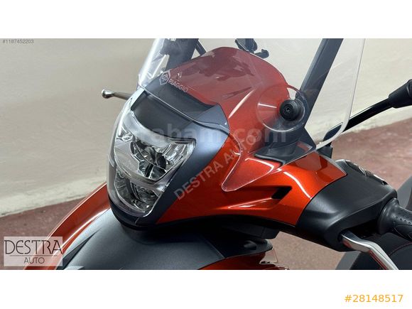 DESTRA 2022 PIAGGIO BEVERLY S 400 TURUNCU ÇANTALI HATASIZ