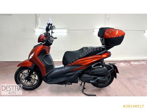 DESTRA 2022 PIAGGIO BEVERLY S 400 TURUNCU ÇANTALI HATASIZ