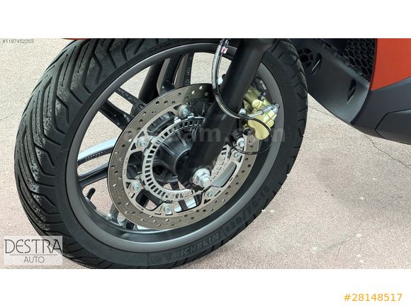 DESTRA 2022 PIAGGIO BEVERLY S 400 TURUNCU ÇANTALI HATASIZ