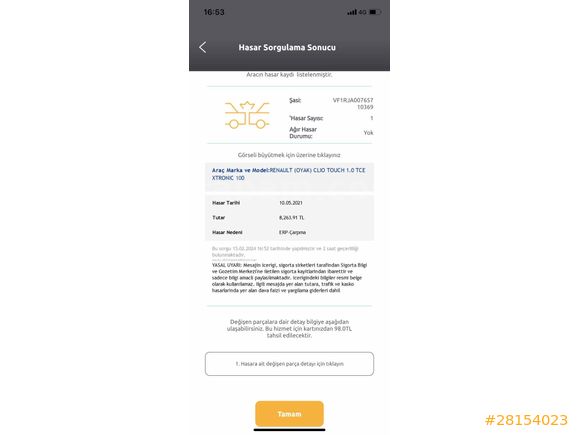 Sahibinden Renault Clio 1.0 TCe Touch 2020 Model İstanbul