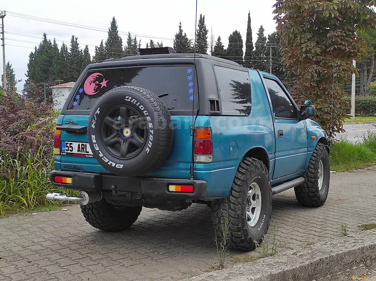 Galeriden Opel Frontera 2.0 Sport 1996 Model Samsun 340.000 km Mavi 4