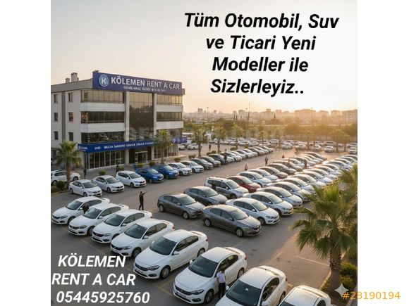 GAZİANTEP KÖLEMEN RENT A CAR''DAN HER TÜRLÜ ARAÇ KİRALAMA