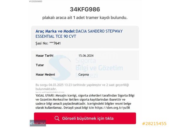2023 SANDERO STEPWAY OTOMATİK