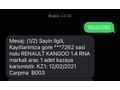 OTOMOBİL RUHSATLI LPG li 
 Renault KANGOO 1.4 RNA EKİM 2027 VİZELİ  