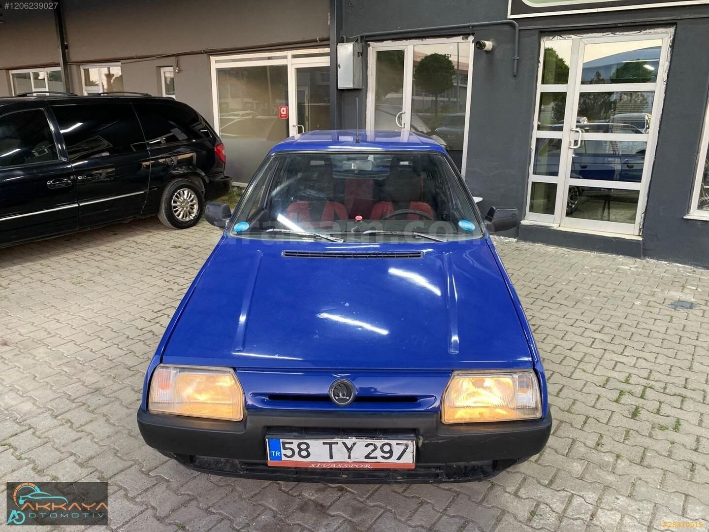 Galeriden Skoda Favorit 1.3 LX 1993 Model Sivas 101.500 km Mavi 4