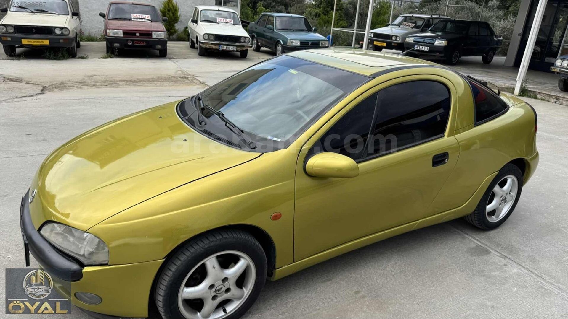 Galeriden Opel Tigra 1.6 1998 Model Aydın 212.000 km Sarı 5