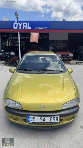 Galeriden Opel Tigra 1.6 1998 Model Aydın 212.000 km Sarı