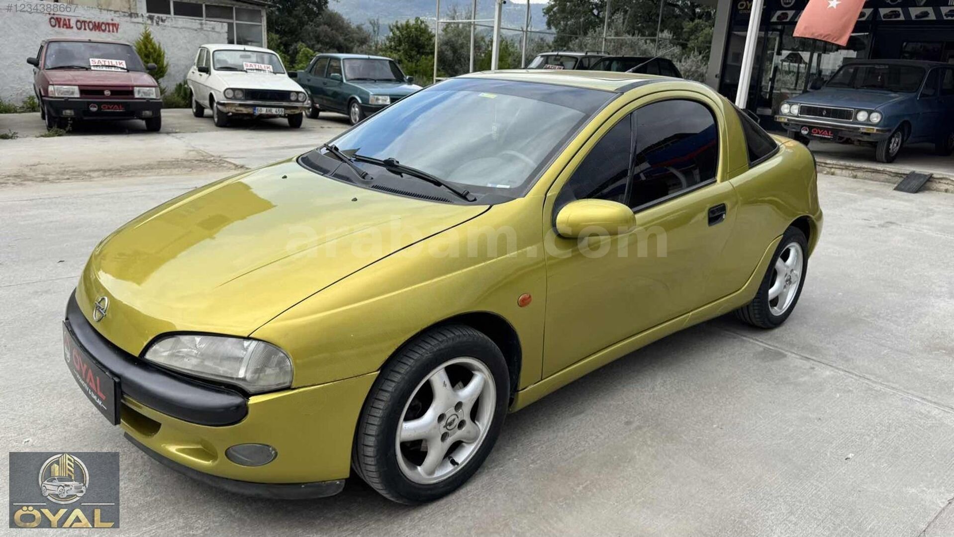 Galeriden Opel Tigra 1.6 1998 Model Aydın 212.000 km Sarı 4