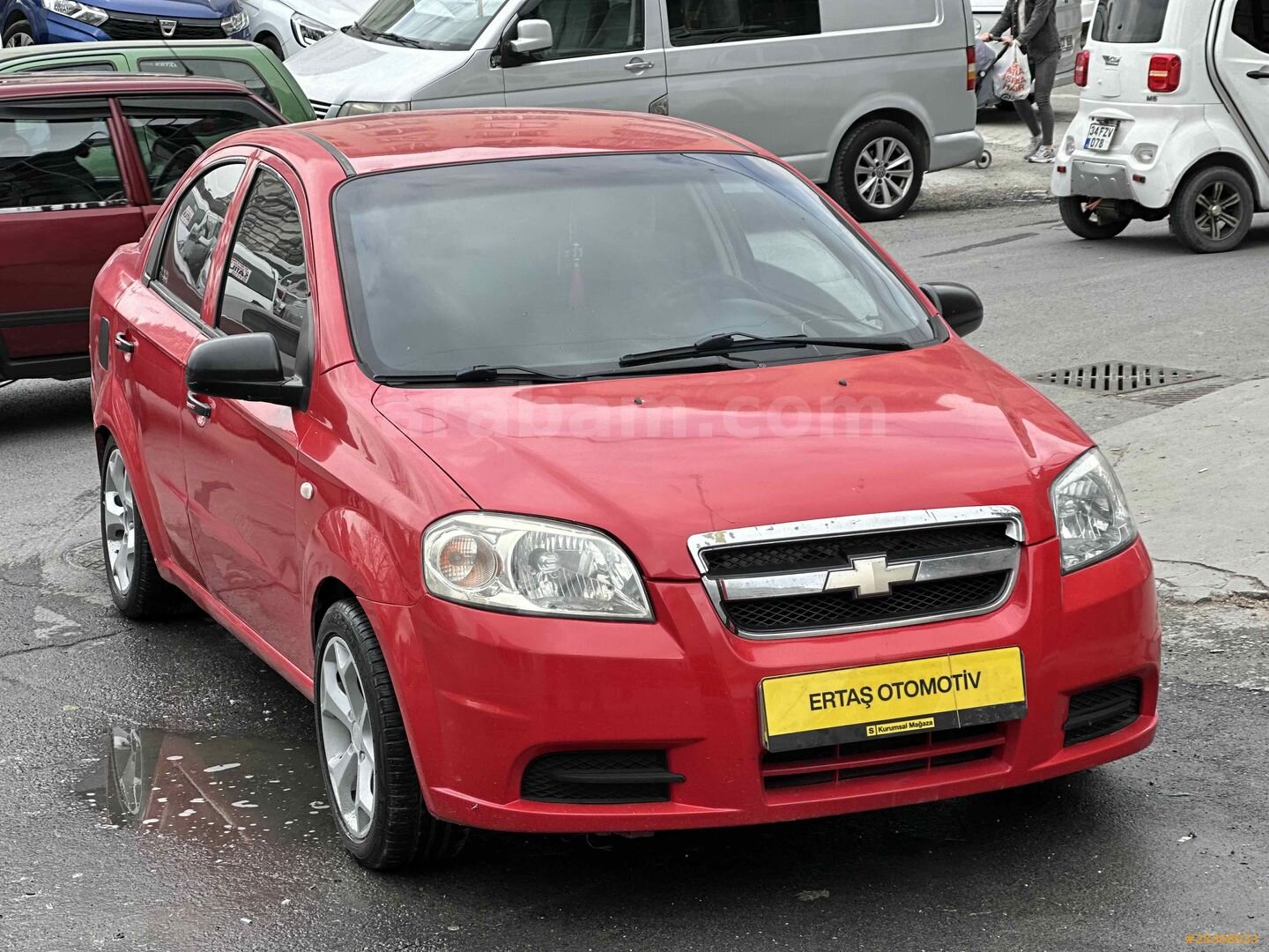 Galeriden Chevrolet Aveo 1.2 LS 2009 Model İstanbul 180.000 km Kırmızı 6