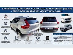 İlk Sahibinden - Servis Bakımlı - Kışlık Jant & Lastik Takımı DAHİL Volvo XC40 T3 Momentum