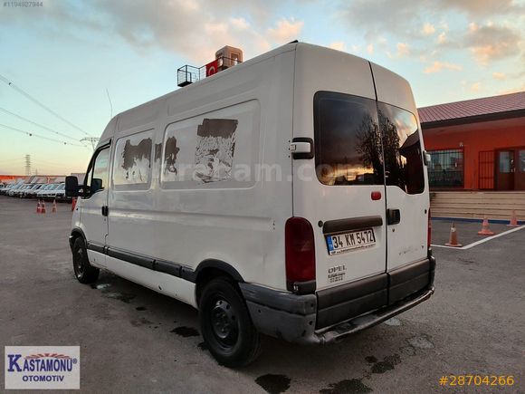 KASTAMONU OTOMOTİV'DEN 2004 MODEL MOVANO PANELVAN