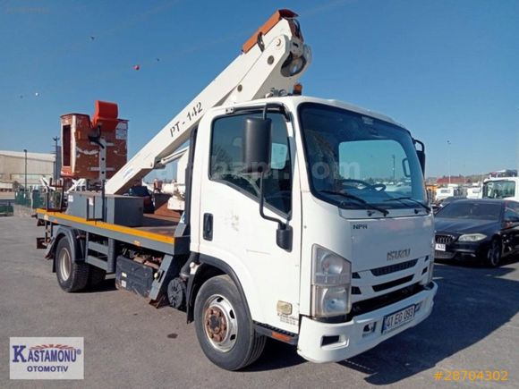 KASTAMONU OTOMOTİV'DEN 2017 ISUZU NPR 14 METRE SEPETLİ PLATFORM