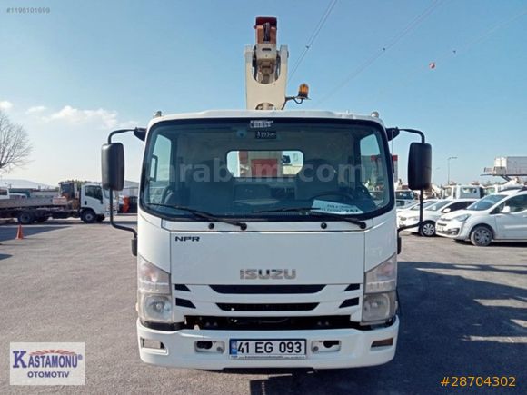 KASTAMONU OTOMOTİV'DEN 2017 ISUZU NPR 14 METRE SEPETLİ PLATFORM