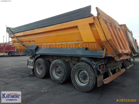 KASTAMONU OTOMOTİV'DEN 2016 ALİM HAFRİYAT HARDOX DAMPER DORSE