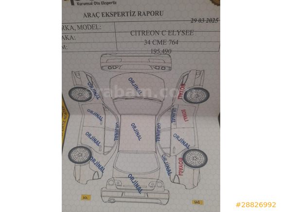 Sahibinden Citroen C-Elysee 1.5 BlueHDi Feel 2019 Model
