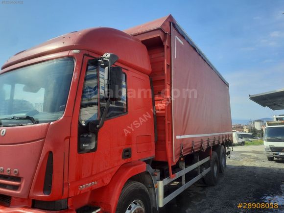 SATILIK KAYAR PERDELİ KASA FORT KARGO IVEKO MERSEDEZ 2521 UYAR