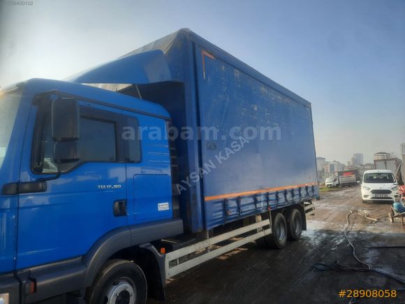 SATILIK KAYAR PERDELİ KASA FORT KARGO IVEKO MERSEDEZ 2521 UYAR