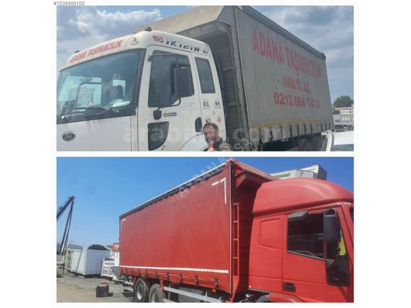 SATILIK KAYAR PERDELİ KASA FORT KARGO IVEKO MERSEDEZ 2521 UYAR
