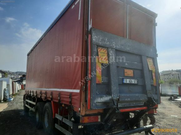 SATILIK KAYAR PERDELİ KASA FORT KARGO IVEKO MERSEDEZ 2521 UYAR