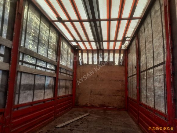 SATILIK KAYAR PERDELİ KASA FORT KARGO IVEKO MERSEDEZ 2521 UYAR