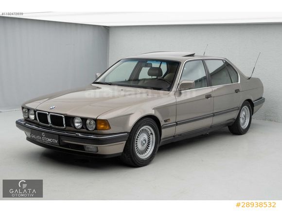 'GALATA' 1990 BMW 7.50i LONG - 176.250KM- SUNROOF-HAFIZA
