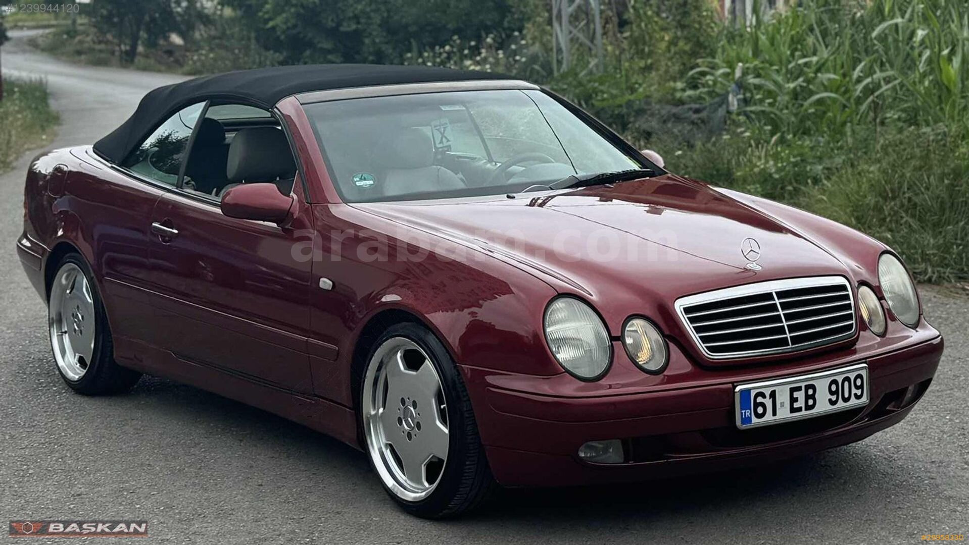 Galeriden Mercedes - Benz CLK 200 1998 Model Trabzon 196.950 km Bordo 4
