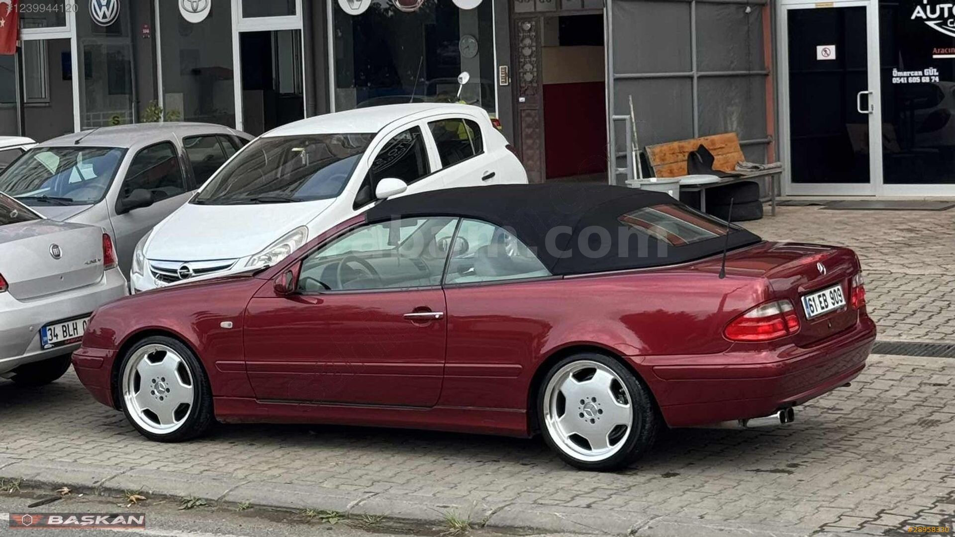 Galeriden Mercedes - Benz CLK 200 1998 Model Trabzon 196.950 km Bordo 6
