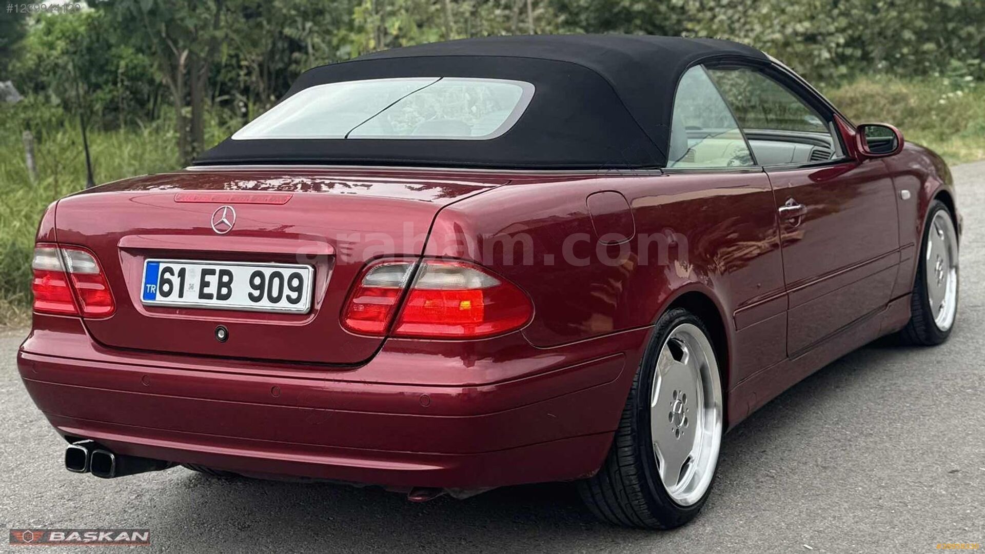 Galeriden Mercedes - Benz CLK 200 1998 Model Trabzon 196.950 km Bordo 3