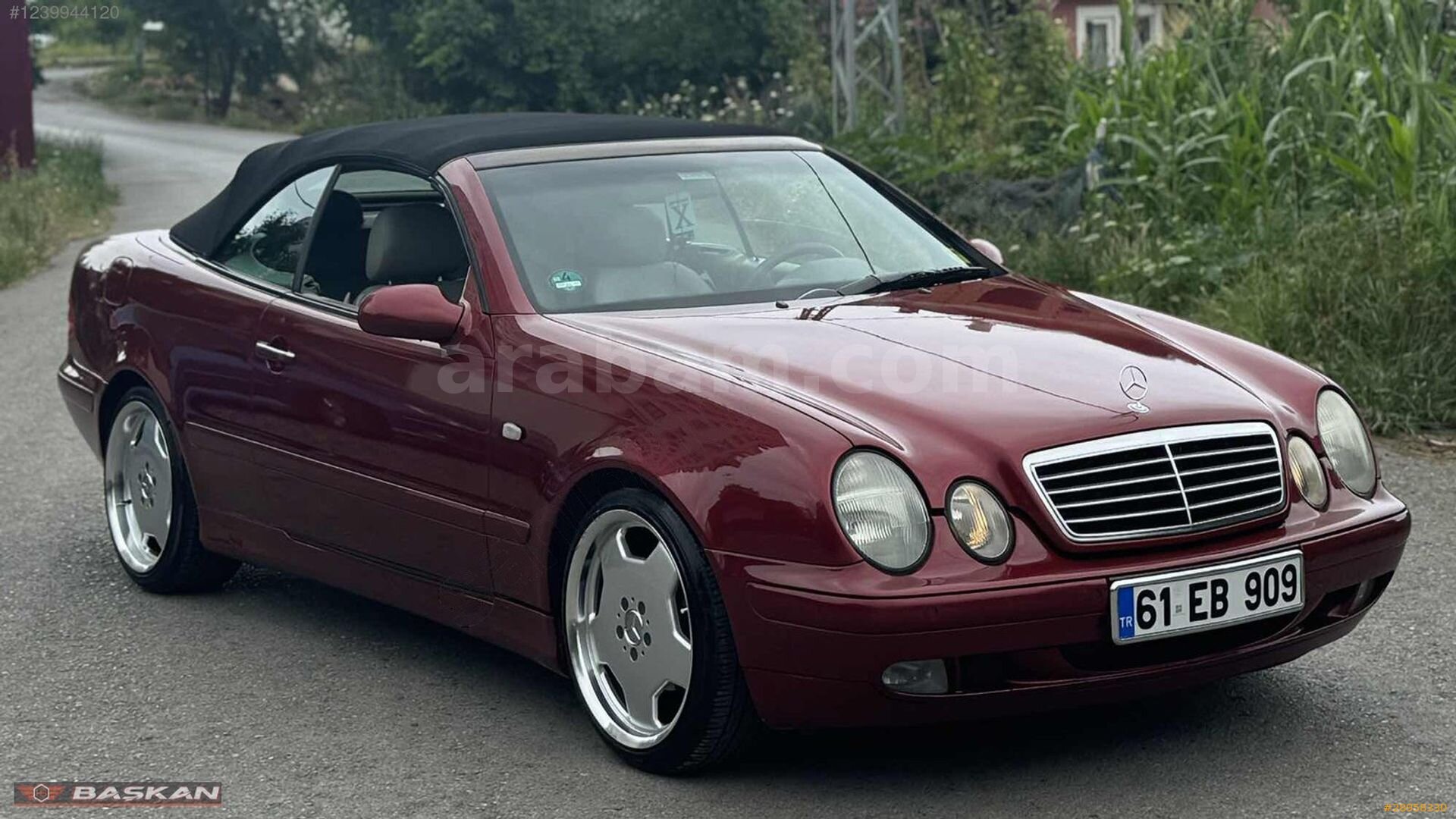 Galeriden Mercedes - Benz CLK 200 1998 Model Trabzon 196.950 km Bordo 1