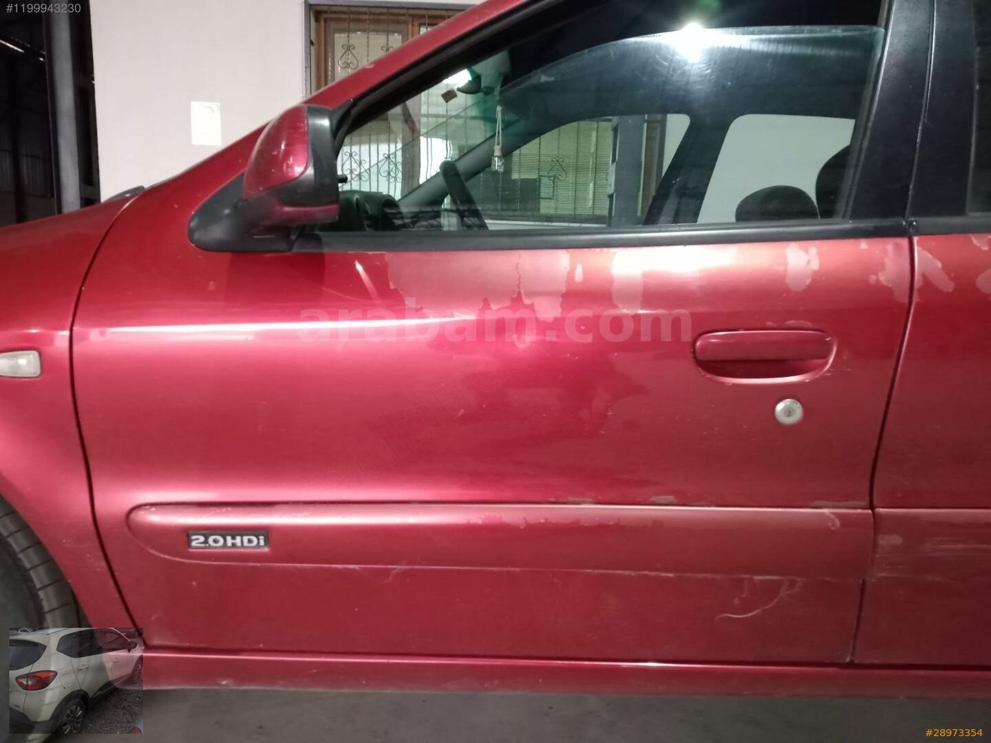 Galeriden Citroen Xsara 2.0 HDi 2000 Model İzmir 399.000 km Kırmızı 6