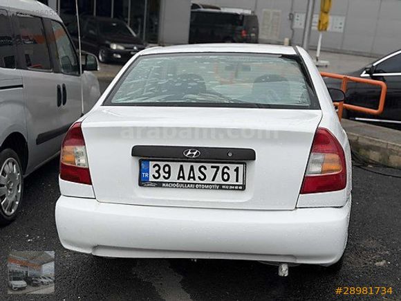 HACIOĞULLARI OTOMOTİV DEN HYUNDAİ ACCENT 2001 LPG Lİ