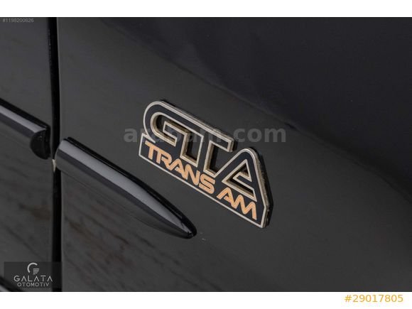 'GALATA' 1990 PONTİAC TRANS AM GTA T-TOP 350CUİ 5700 CC
