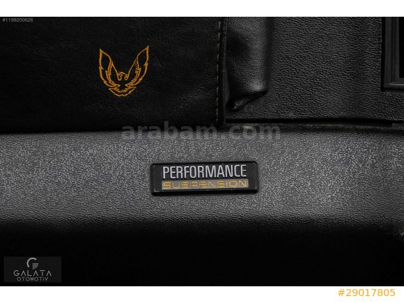 'GALATA' 1990 PONTİAC TRANS AM GTA T-TOP 350CUİ 5700 CC