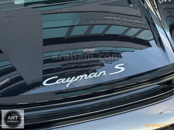 BAYİ 2011 PORSCHE CAYMAN S 3.4 PDK+CHRONO+SPORT PLUS FUL