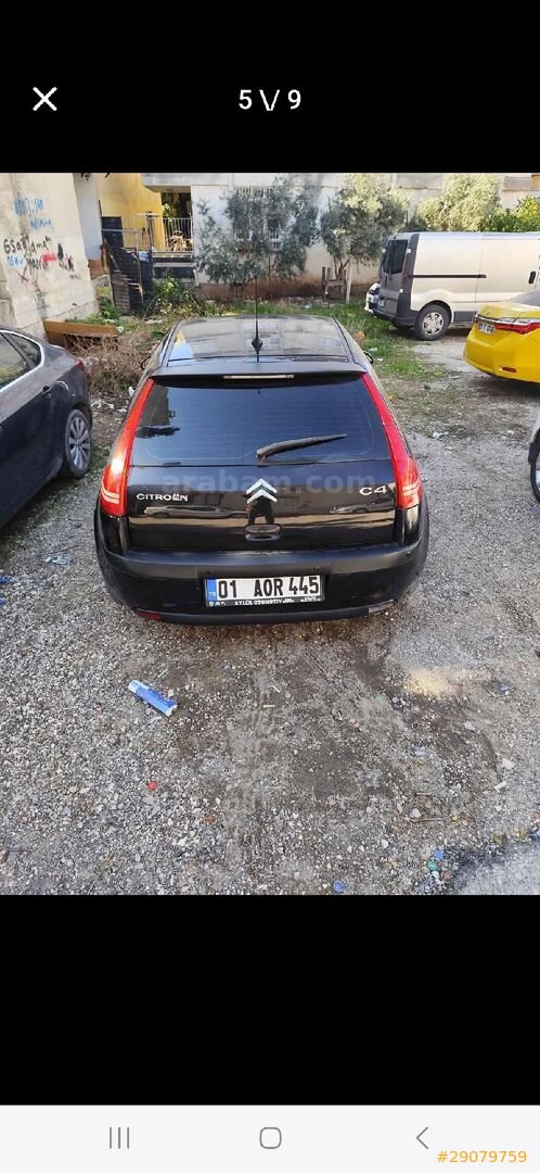 Sahibinden Citroen C4 1.6 SX PK 2009 Model Adana 217.000 km Siyah 4