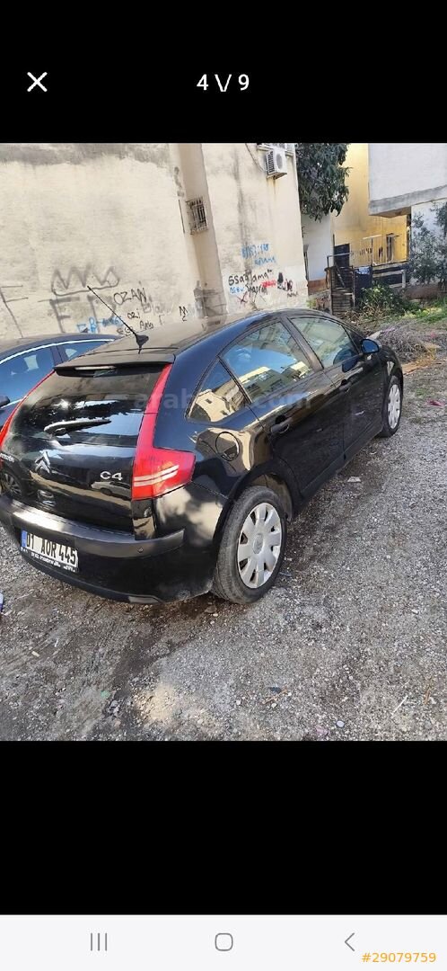 Sahibinden Citroen C4 1.6 SX PK 2009 Model Adana 217.000 km Siyah 6