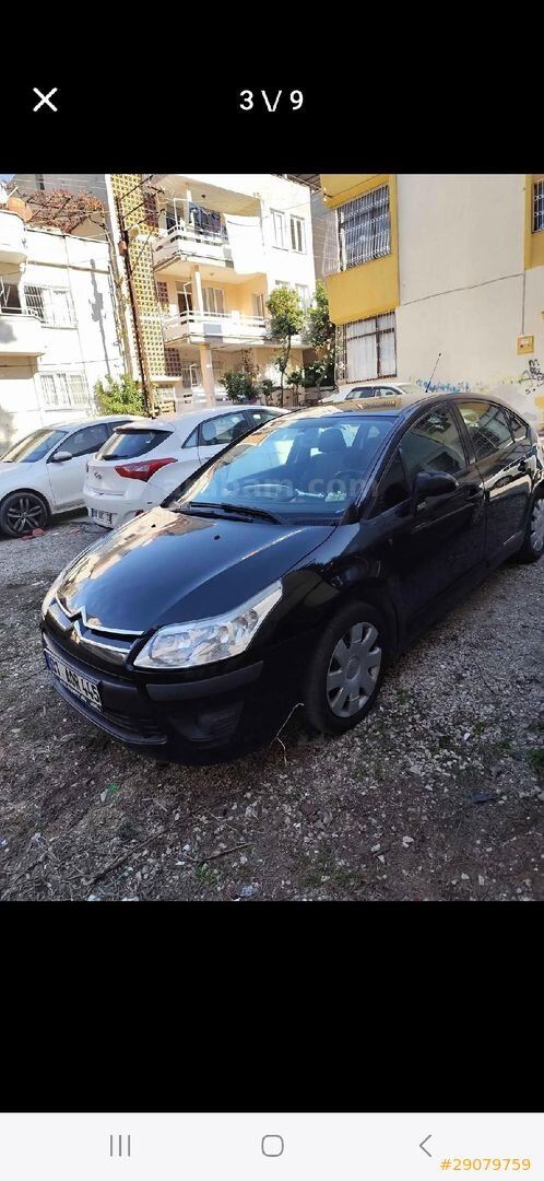 Sahibinden Citroen C4 1.6 SX PK 2009 Model Adana 217.000 km Siyah 7