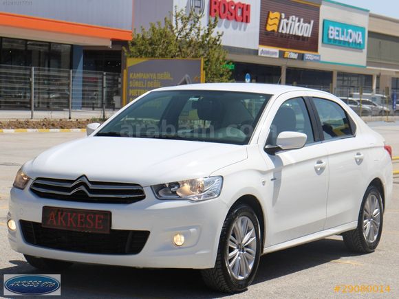 HATASIZ 2016 C-ELYSEE 1.6 HDİ EXCLUSİVE DİJİTAL KLİMA-ÇELİK JANT