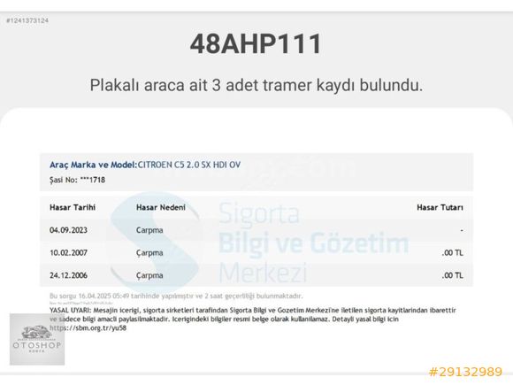 Hatasız Boyasız Tramersiz Makam Aracı
