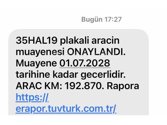 Sıfır muayene orjinal klimalı Palio