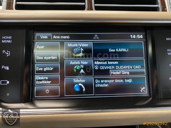 2015 RANGE ROVER VOUGE 3.0 TDV6 BAYİ