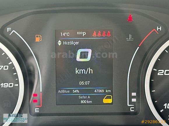 MBS BÜYÜKSOYLU'DAN 2023 OTOMATİK VİTES 3000 CC Ç.KABİN DAİLY